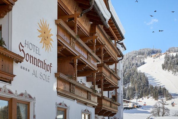 Photo exteriors in winter Al Sonnenhof Romantic Event-Hotel