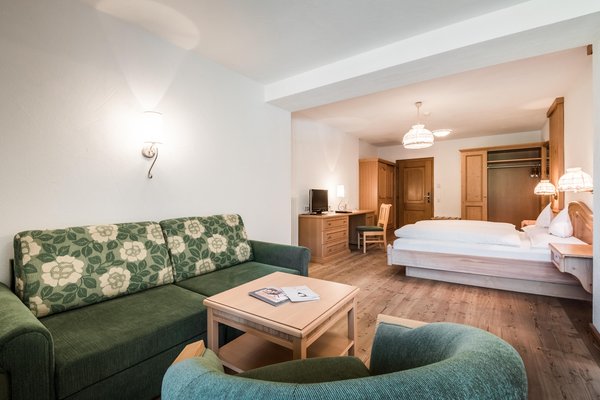 The living area Hotel Mareo Dolomites