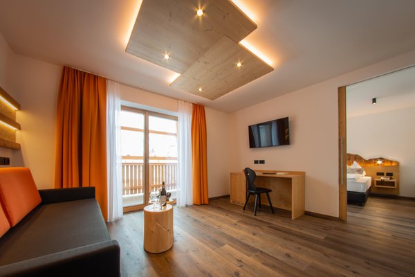 La zona giorno Hotel Gran Prè