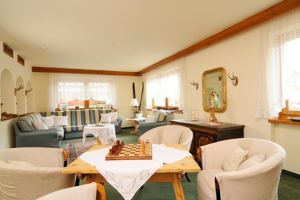 Die Gemeinschaftsräume Hotel Chalet Corso