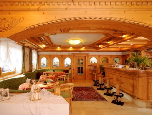 Die Gemeinschaftsräume Hotel Chalet Corso
