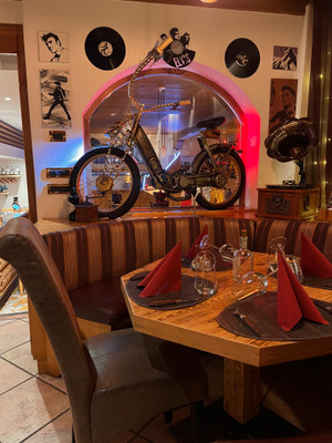 The restaurant Panchià Aquila Nera Steak House