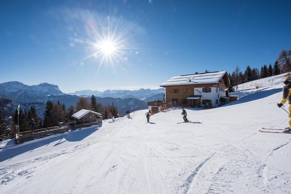 Foto esterno in inverno Albergo Alpino Panorama