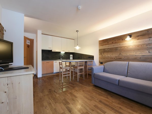 La zona giorno Apart Residence Rautal B&B