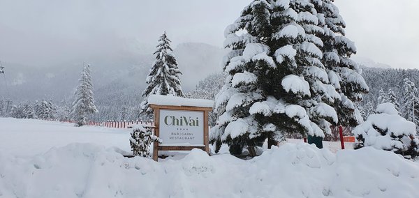 Foto Außenansicht im Winter Ciasa ChiVai