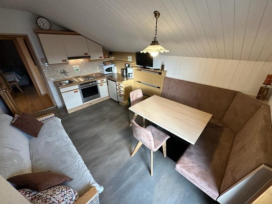 La zona giorno Appartamenti Haus Alpenrose