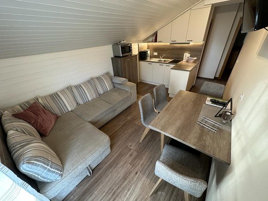 La zona giorno Appartamenti Haus Alpenrose