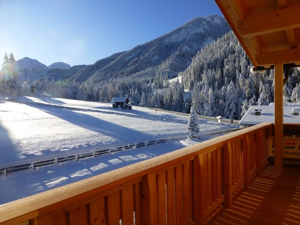 Foto vom Balkon Ciasa Plaies