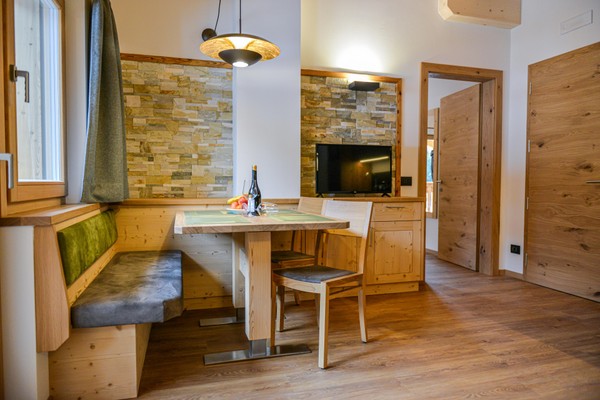 Der Wohnraum Ferienwohnungen Ciasa Plaies