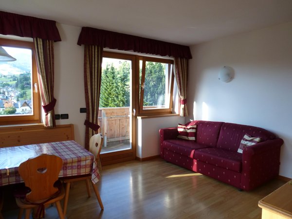The living area Apartments Ciasa Isidor