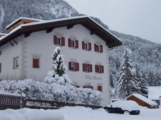 Foto Außenansicht Ferienwohnungen Ciasa Villa Maria