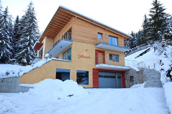 Foto esterno in inverno Ciasa Antorè