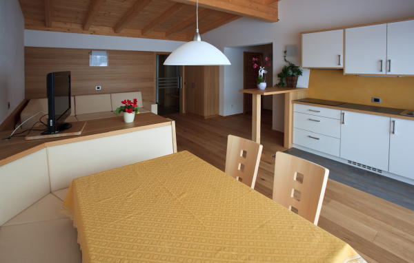 La zona giorno Appartamenti Ciasa Antorè