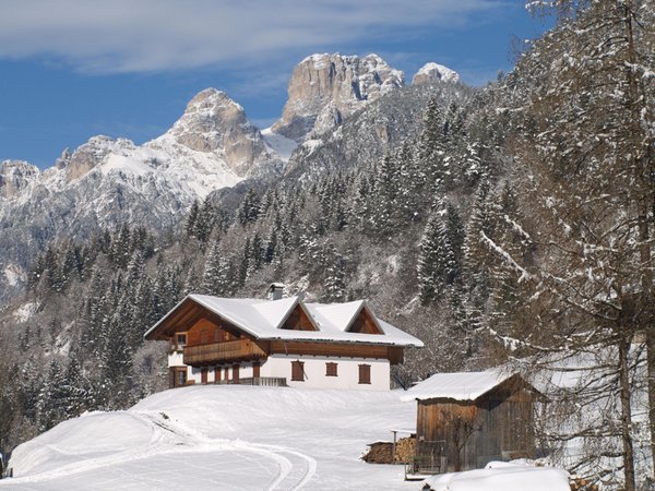 Foto esterno in inverno Casa Tarin 32