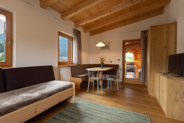The living area Farmhouse apartments Ciasa Cone da Val