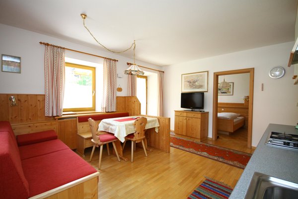La zona giorno Apartments Oberparleiter Bachlechnerhof