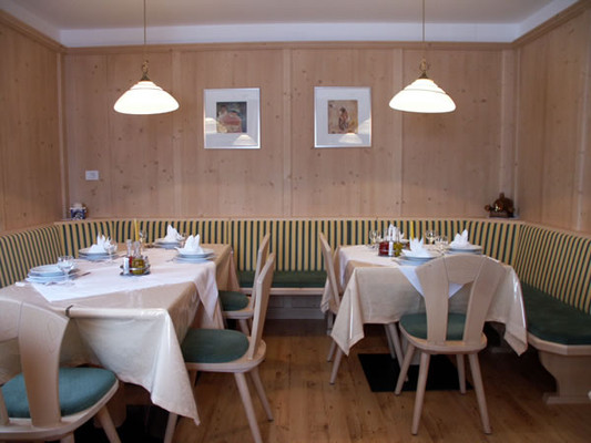 Il ristorante Riscone Lahnerhof