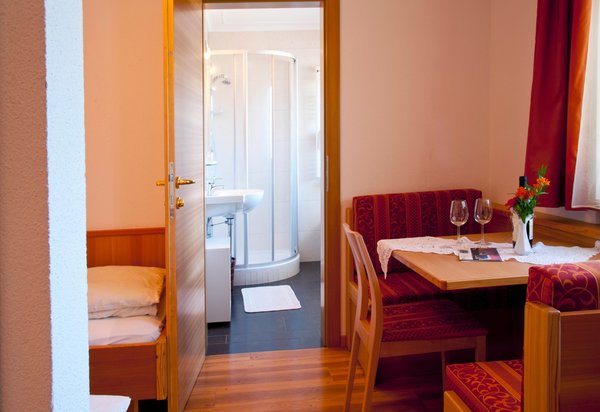 La zona giorno Hotel Tannenhof