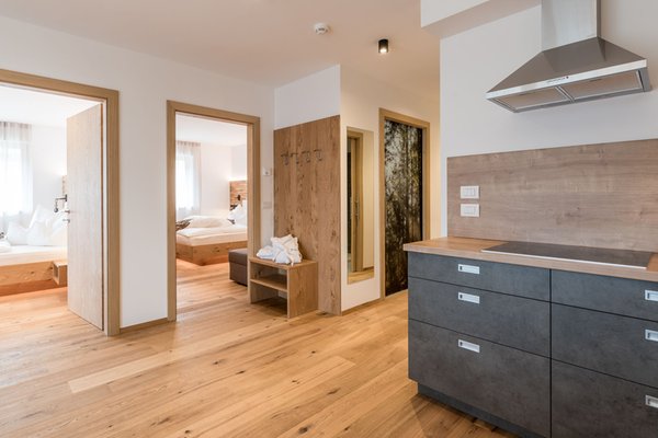 La zona giorno Hotel B&B Feldmessner