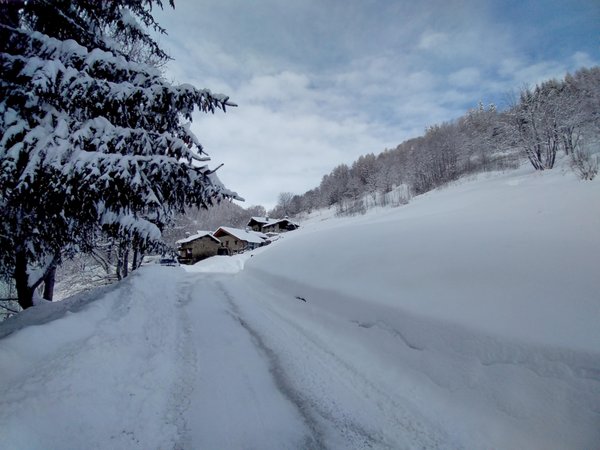 Foto Außenansicht im Winter Nuit à Pleiney