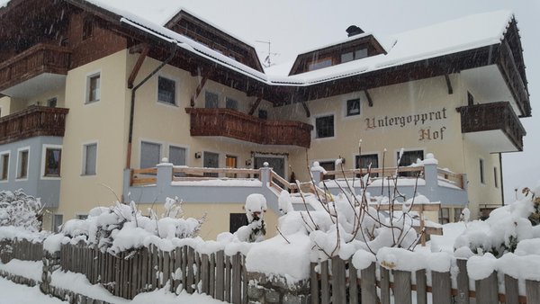 Foto invernale di presentazione Hotel Untergopprathof