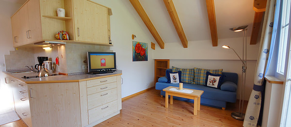 Der Wohnraum Ferienwohnungen Villa Madeleine