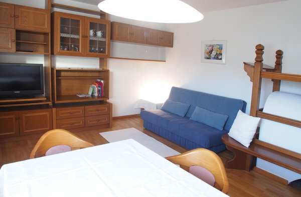 La zona giorno Appartamenti Tamanhof