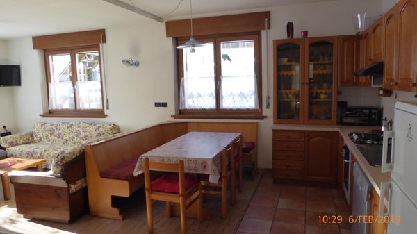 Foto der Küche Le Farfalle di Pralongo