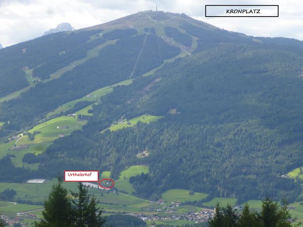 Lage Ferienwohnungen Urthalerhof Valdaora di Sotto (Valdaora)