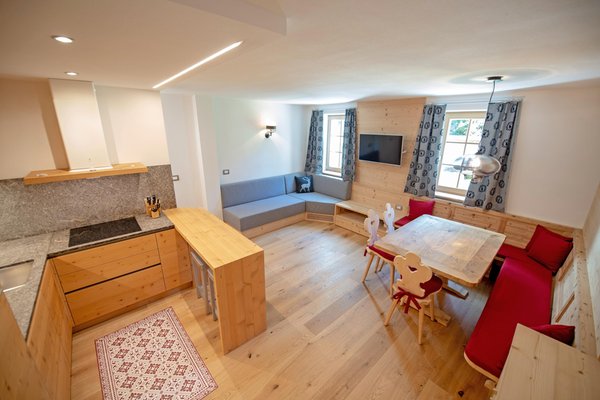 Der Wohnraum Ferienwohnung Alpen Domus