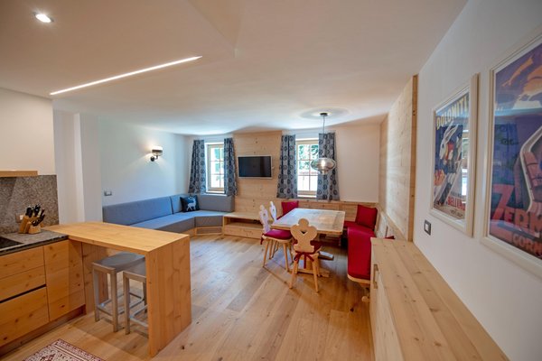Der Wohnraum Ferienwohnung Alpen Domus
