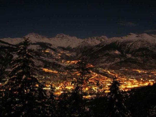 Panoramic view Pila (Aosta)