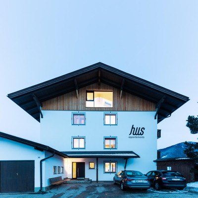 Foto Außenansicht Appartements Hus