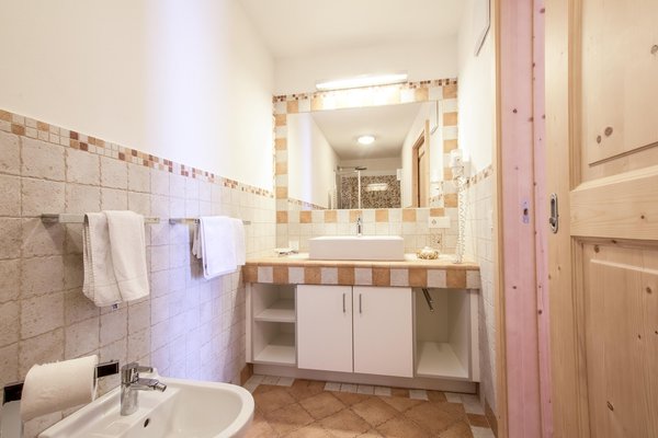 Foto del bagno Appartamenti Agriturismo Maso Runch-Hof