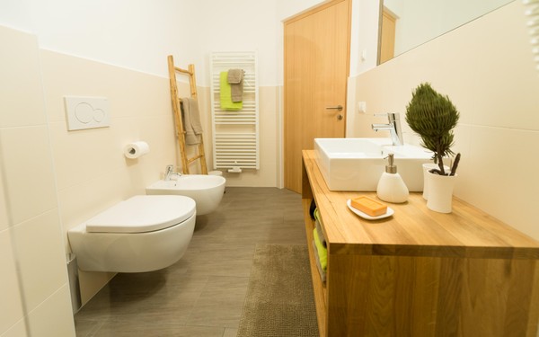 Photo of the bathroom Farmhouse apartments Schmidsagererhof