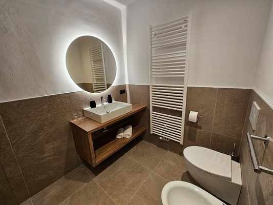 Foto del bagno Appartamenti Kranebitt