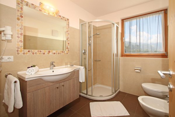Foto del bagno Appartamenti in agriturismo Mair am Bach
