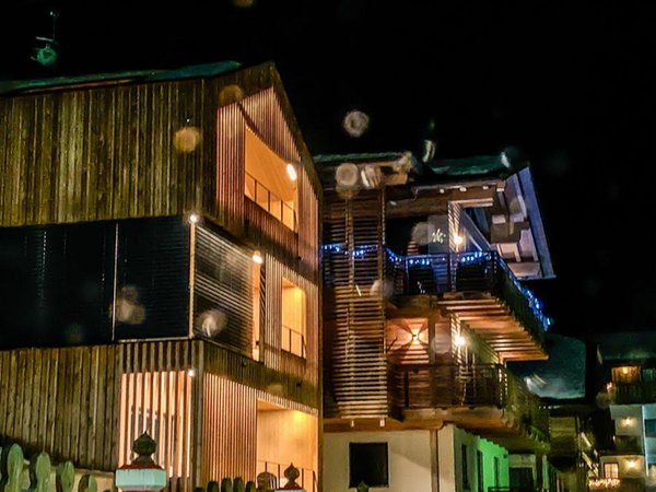 Foto Außenansicht im Winter Chalet Coeur des Dolomites