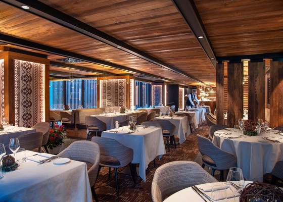 Il ristorante Courmayeur (Monte Bianco) Le Massif