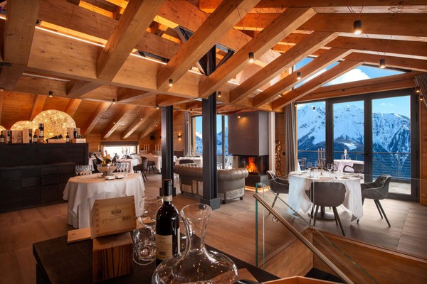 Il ristorante Courmayeur (Monte Bianco) Le Massif