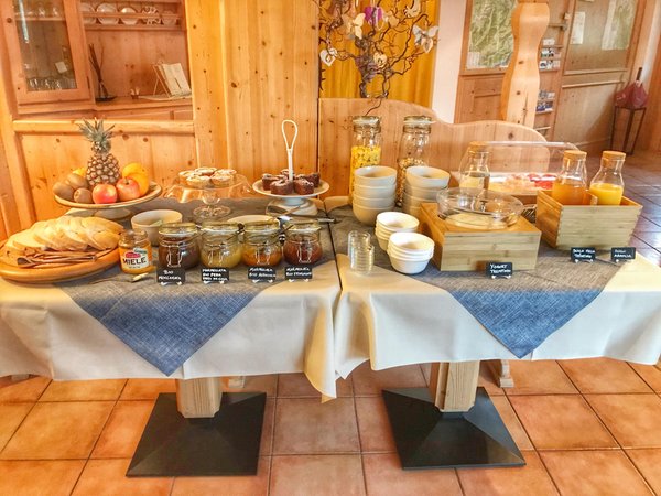 Das Frühstück Bed & Breakfast Eco-Baita Natura Spensierata