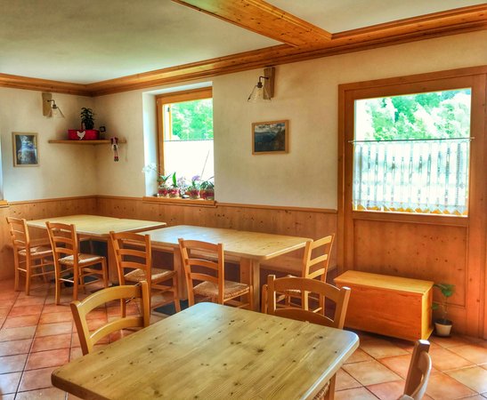 Das Restaurant Canal San Bovo (Vanoi-Tal) Eco-Baita Natura Spensierata