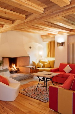 Der Wohnraum Saint Hubertus Resort