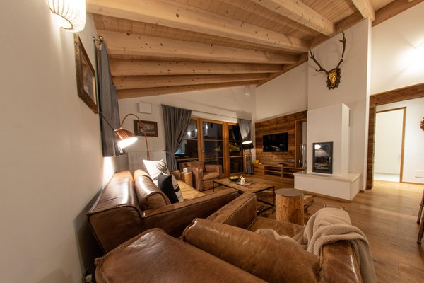 Der Wohnraum Ferienwohnungen Mountainlodge Luxalpine