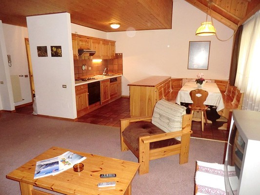 The living area Apartments Dolomites & Dolasilla