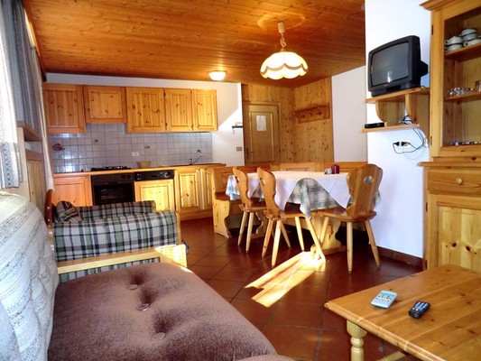 The living area Apartments Dolomites & Dolasilla
