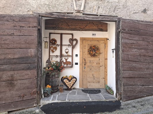 The entrance