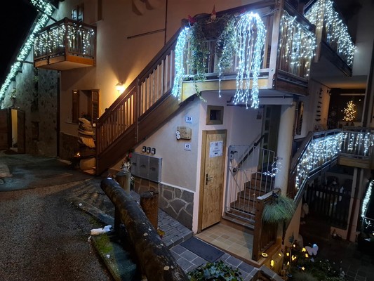 The entrance
