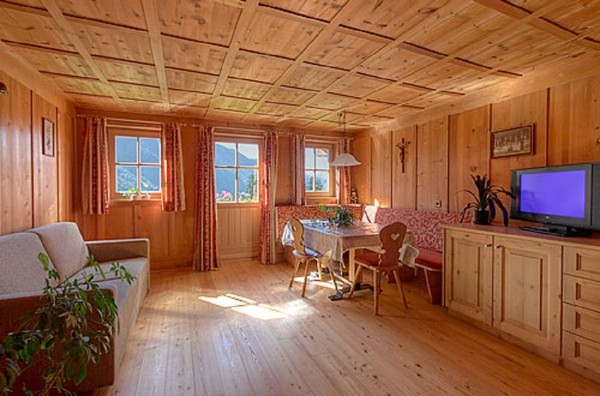 Der Wohnraum Ferienwohnungen auf dem Bauernhof Bachmairhof