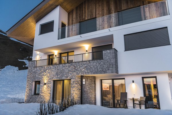 Photo exteriors in winter Aurela Mountain Chalets